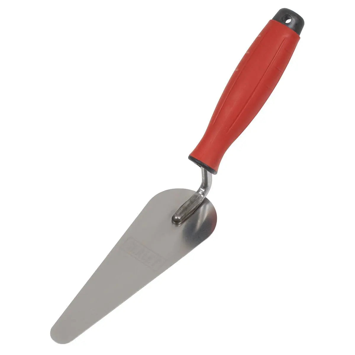 Sealey Stainless Steel Narrow Gauging Trowel - Rubber Handle - 160mm  White Rose Tools