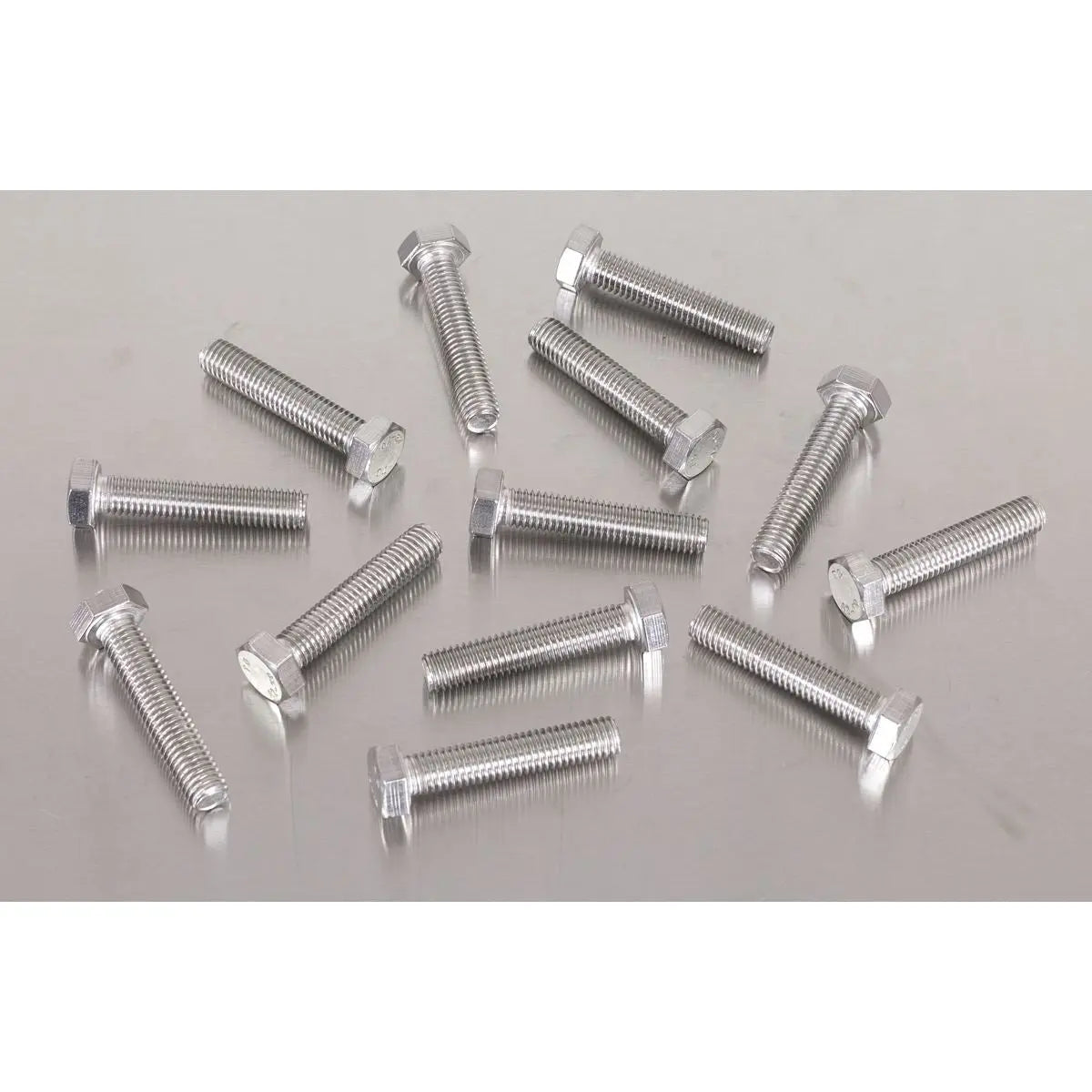 Sealey Stainless Steel Set Screw Din 933 – M8 x 1.25 pitch - Pack of 50  White Rose Tools