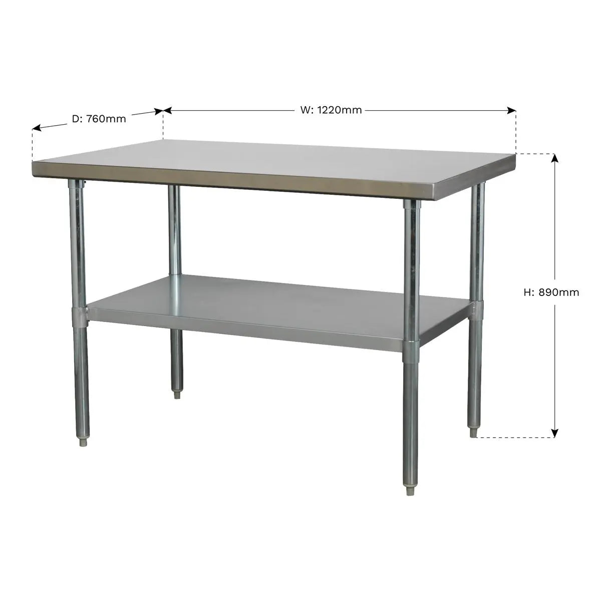 Sealey Stainless Steel Workbench 1.2m 