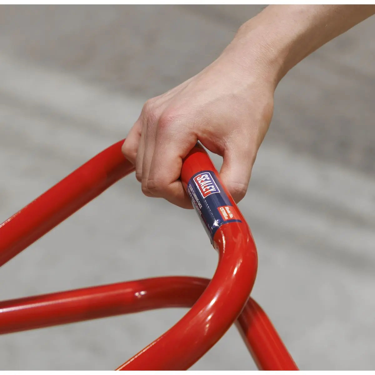 Sealey Stair Climbing Sack Truck with Solid Tyres 150kg Capacity  White Rose Tools