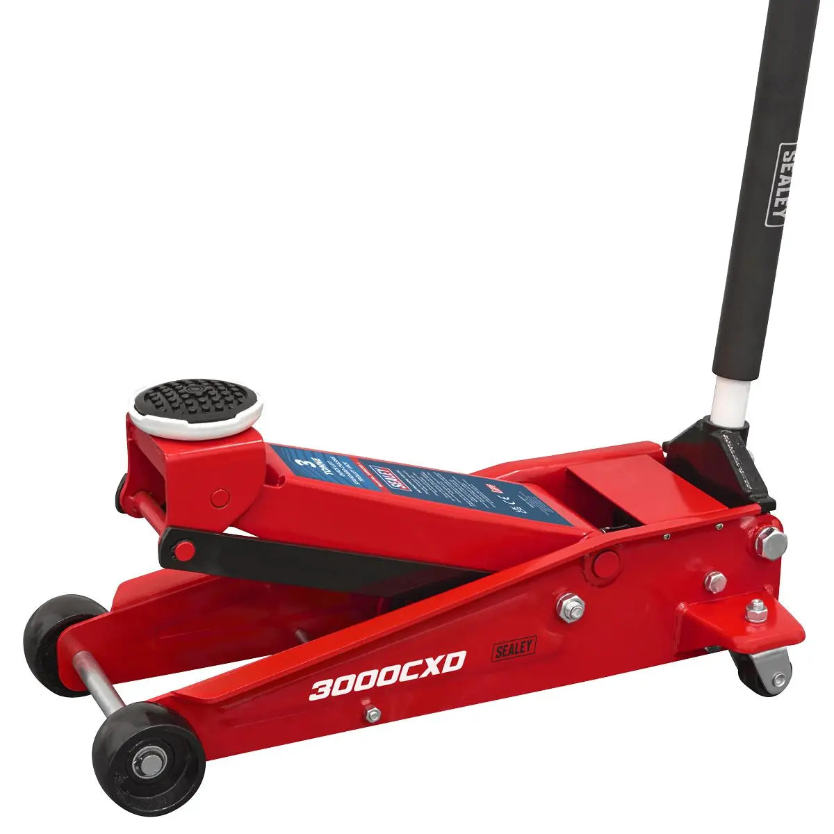 Sealey Standard Chassis Trolley Jack 3 Tonne  White Rose Tools