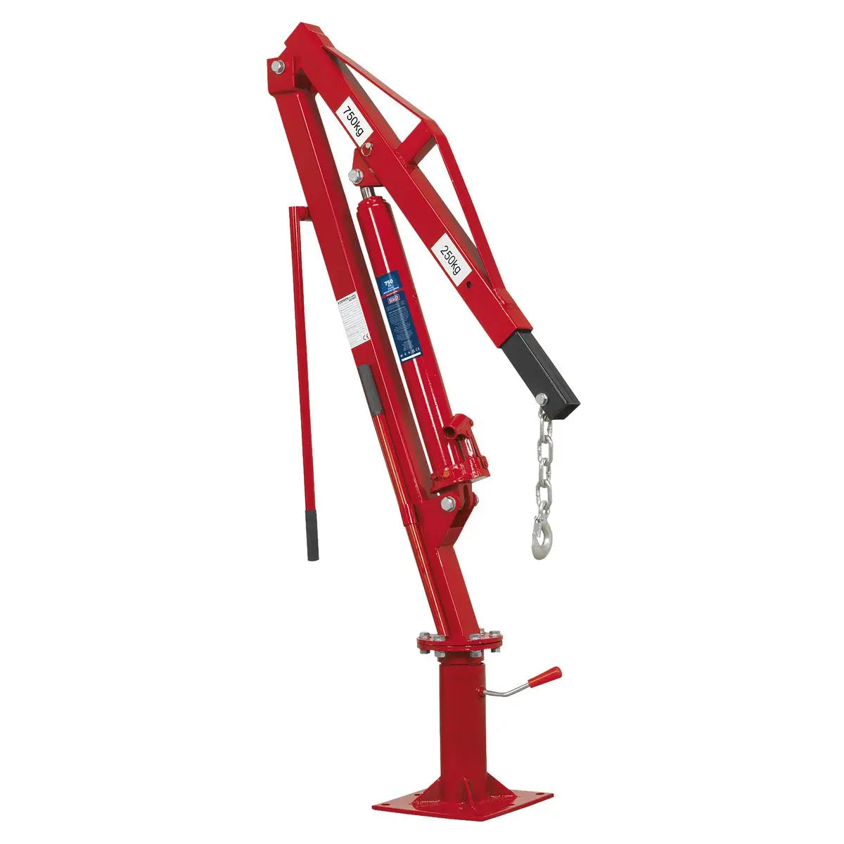 Sealey Static Mounted Crane 750kg  White Rose Tools