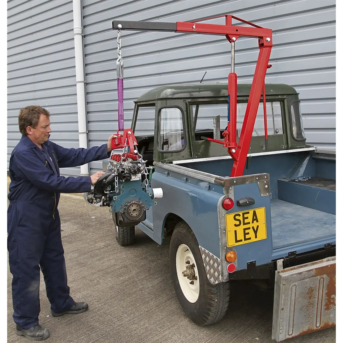 Sealey Static Mounted Crane 900kg 