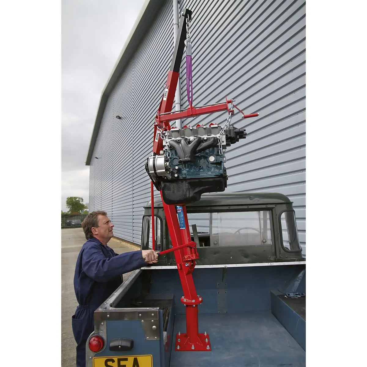 Sealey Static Mounted Crane 900kg 