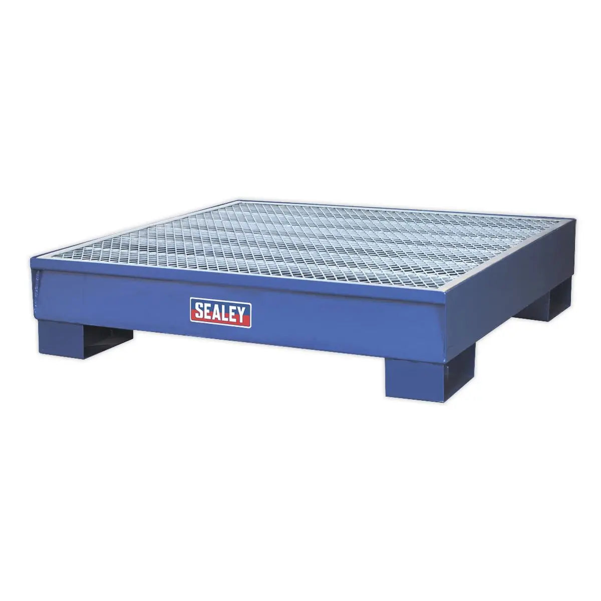 Sealey Steel Barrel Bund Spill Pallet 1200 x 1200 x 275mm 