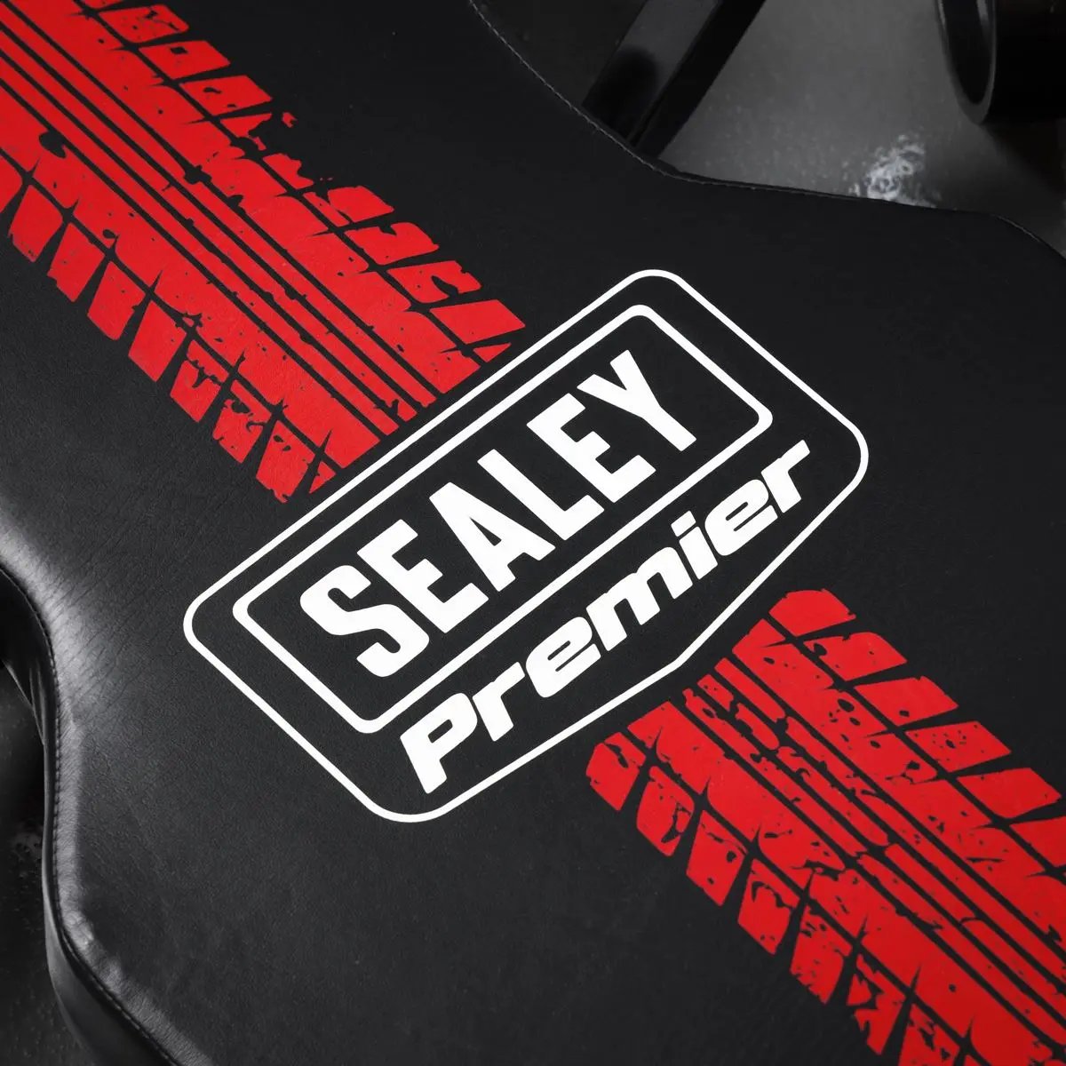 Sealey Steel Creeper with 6 Rough Ground 5" Wheels & Headrest  White Rose Tools