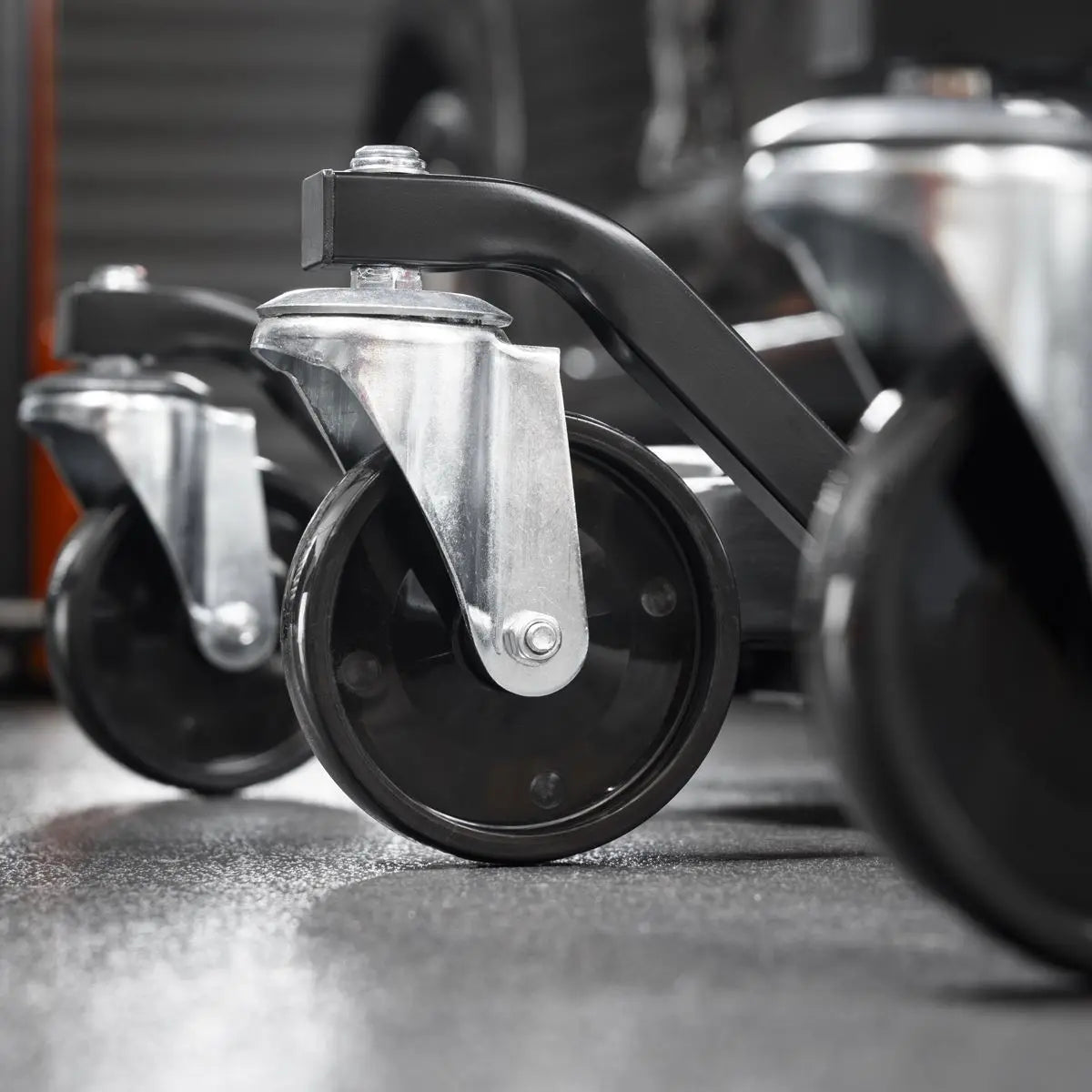 Sealey Steel Creeper with 6 Rough Ground 5" Wheels & Headrest  White Rose Tools