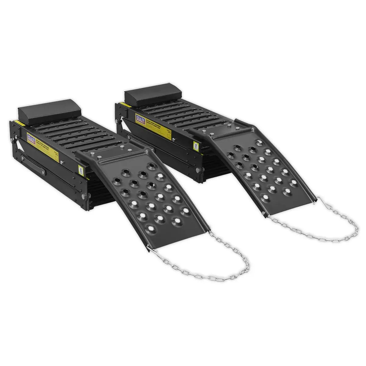 Sealey Steel Folding Loading Ramps 500kg Capacity - Pair 