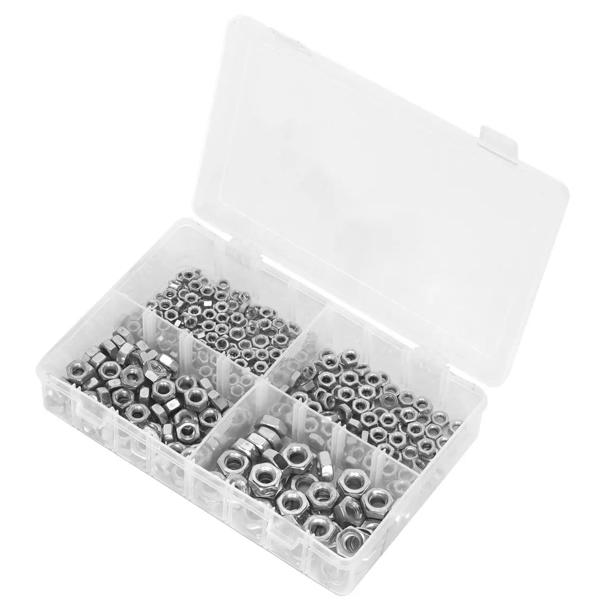 Sealey Steel Nut Assortment 370pc M5-M10 Metric 