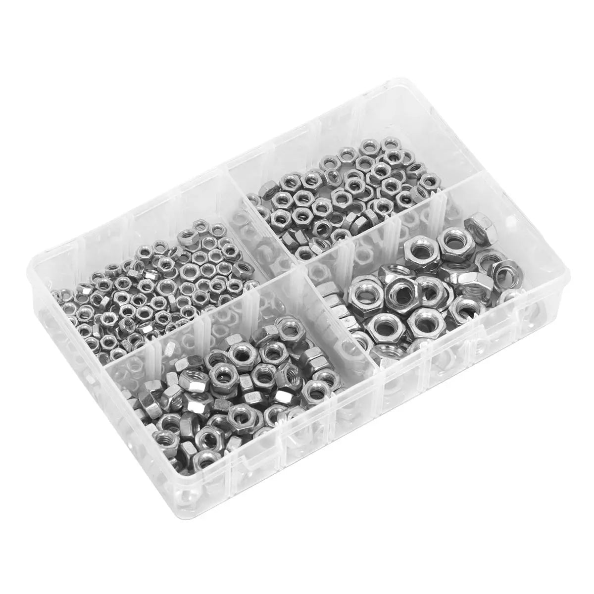 Sealey Steel Nut Assortment 370pc M5-M10 Metric 