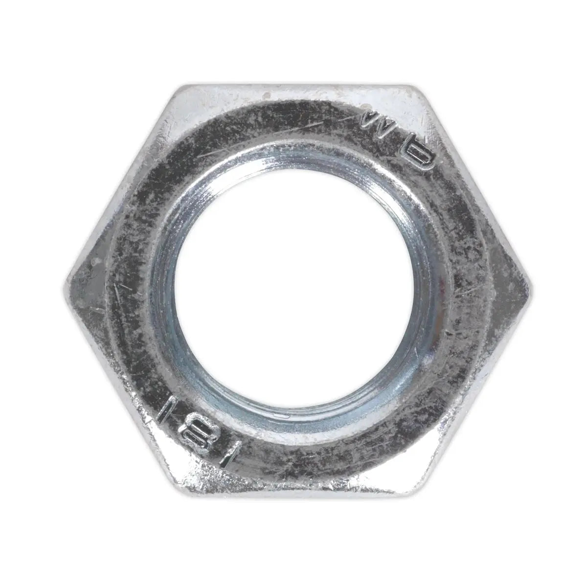 Sealey Steel Nut DIN 934 - M24 Zinc Pack of 5 