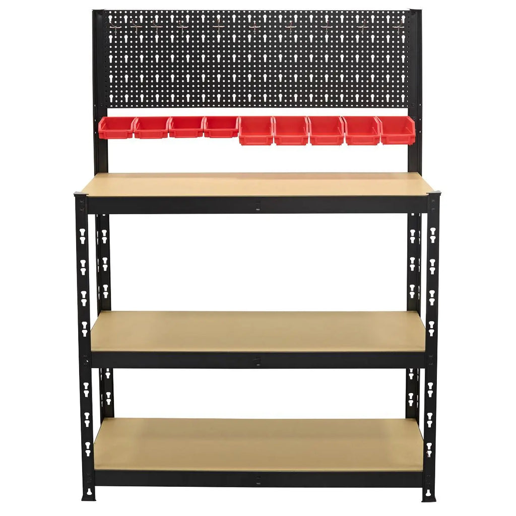 Sealey Racking Workbench Sealey Steel Workbench with Pegboard 1m | Workshop Bench