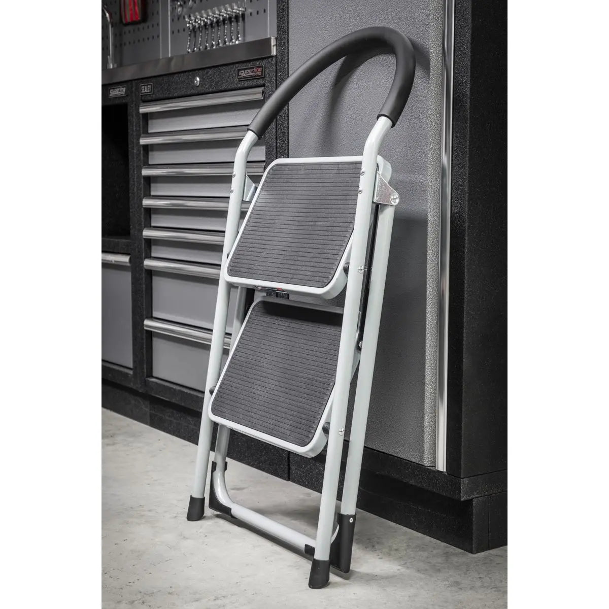 Sealey Step Stool 2-Tread 150kg Capacity EN14183 