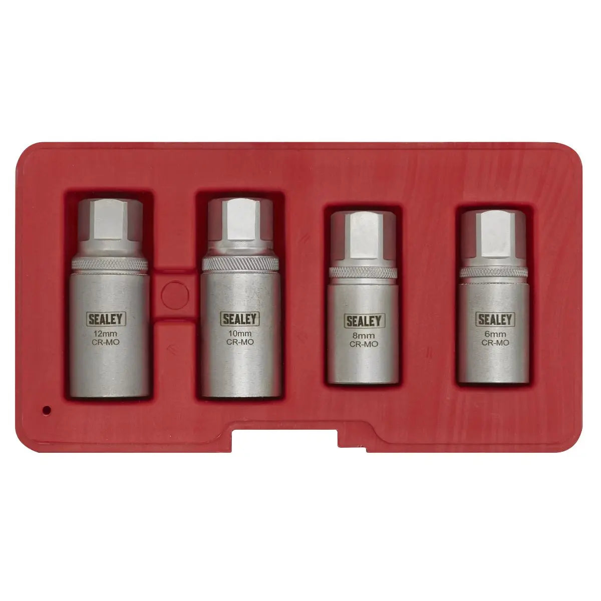 Sealey Stud Extractor Set 4pc 1/2"Sq Drive Metric 