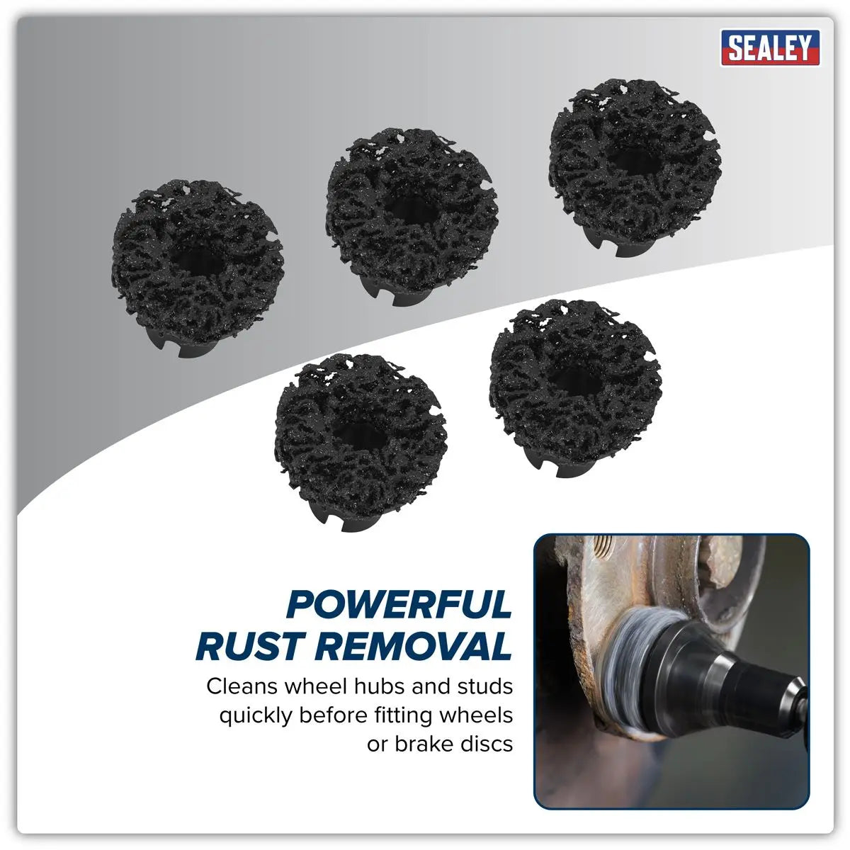 Sealey Stud Hub Replacement Pads for VS8005 - Pack of 5  White Rose Tools