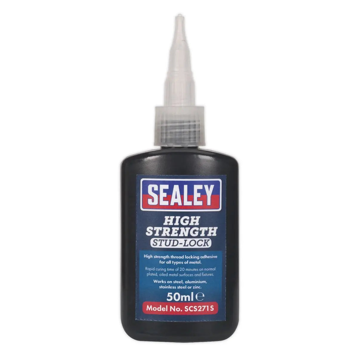 Sealey Stud Lock High Strength 50ml Metal Fixing Glue Adhesive 
