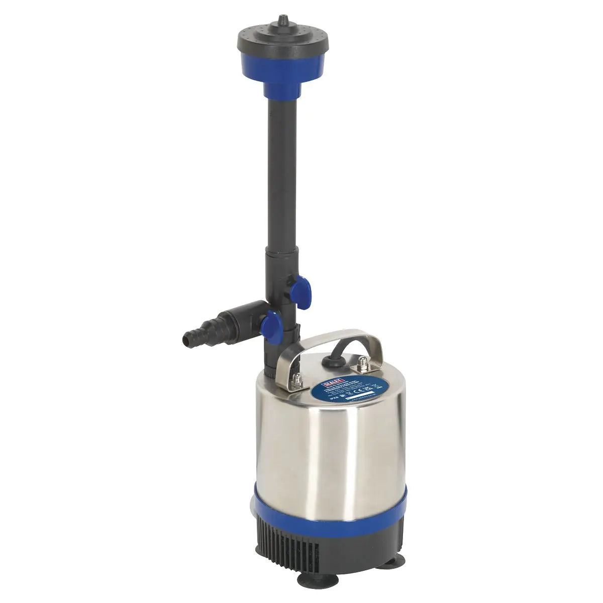 Sealey Submersible Pond Pump Stainless Steel 1750L/hr 230V 