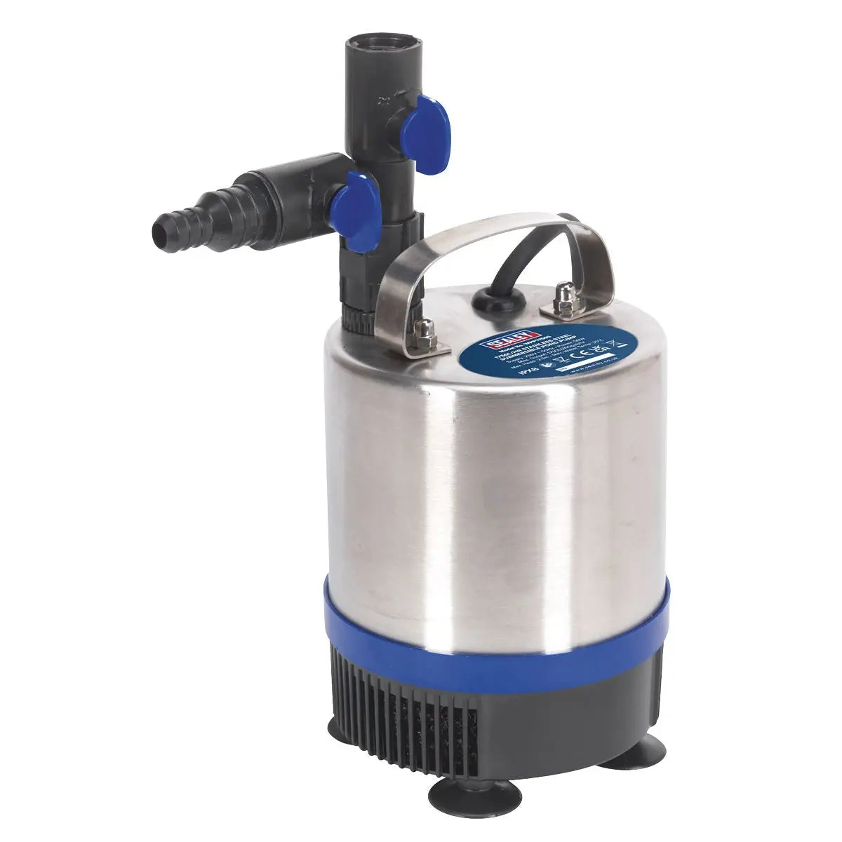 Sealey Submersible Pond Pump Stainless Steel 1750L/hr 230V 