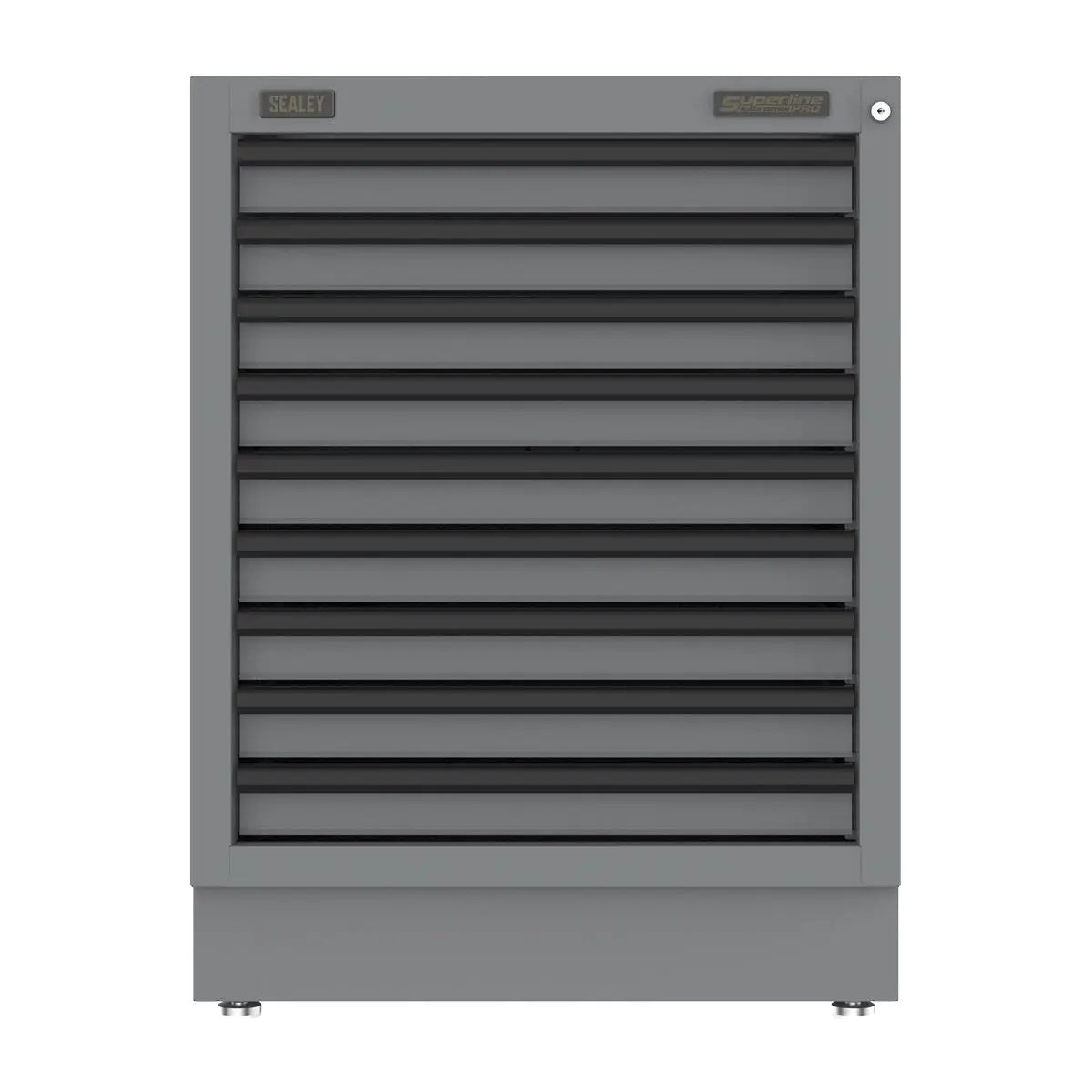 Sealey Superline PRO® Black Edition Modular Cabinet 9 Drawer 680mm  White Rose Tools