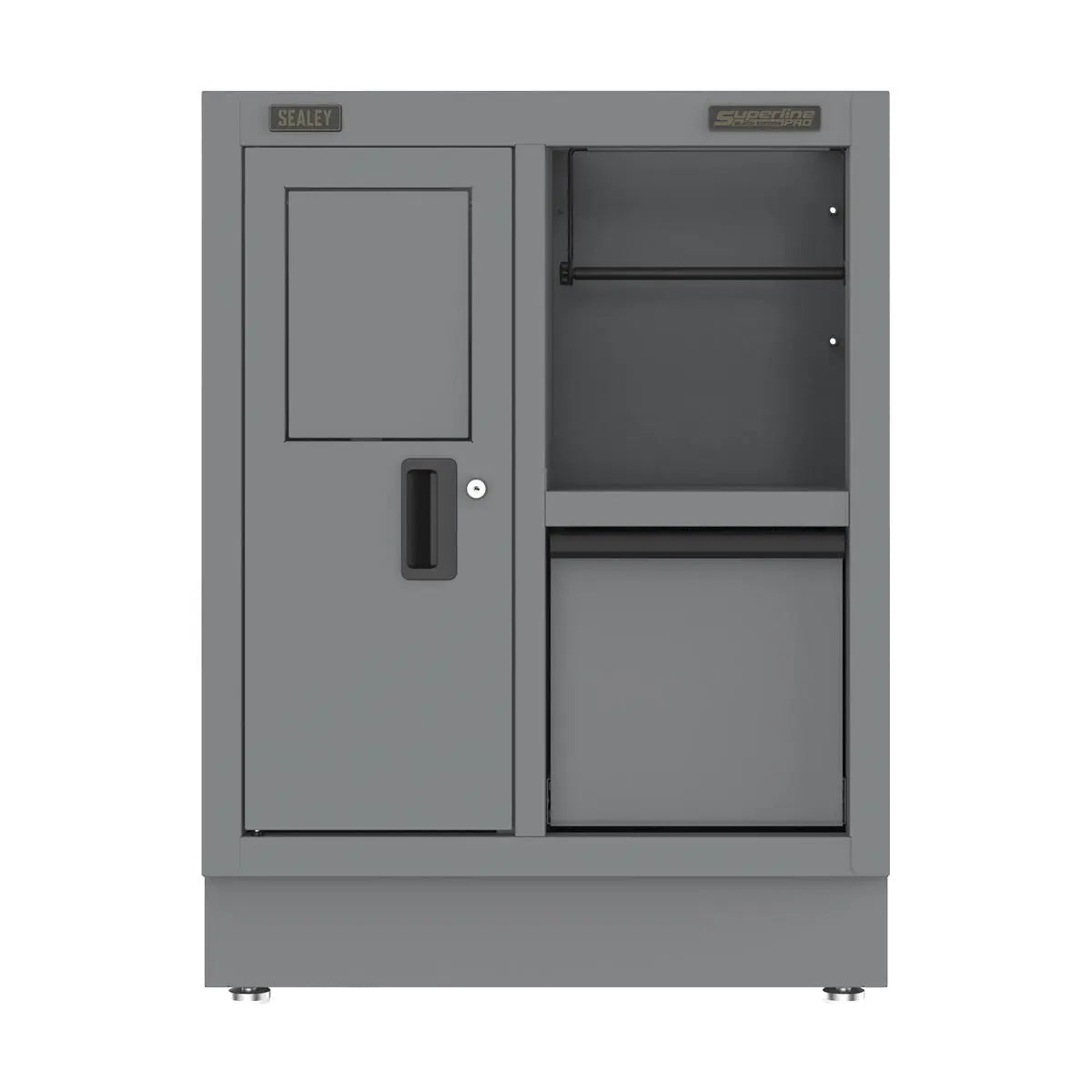 Sealey Superline PRO® Black Edition Modular Multifunction Cabinet with Drawer 680mm  White Rose Tools