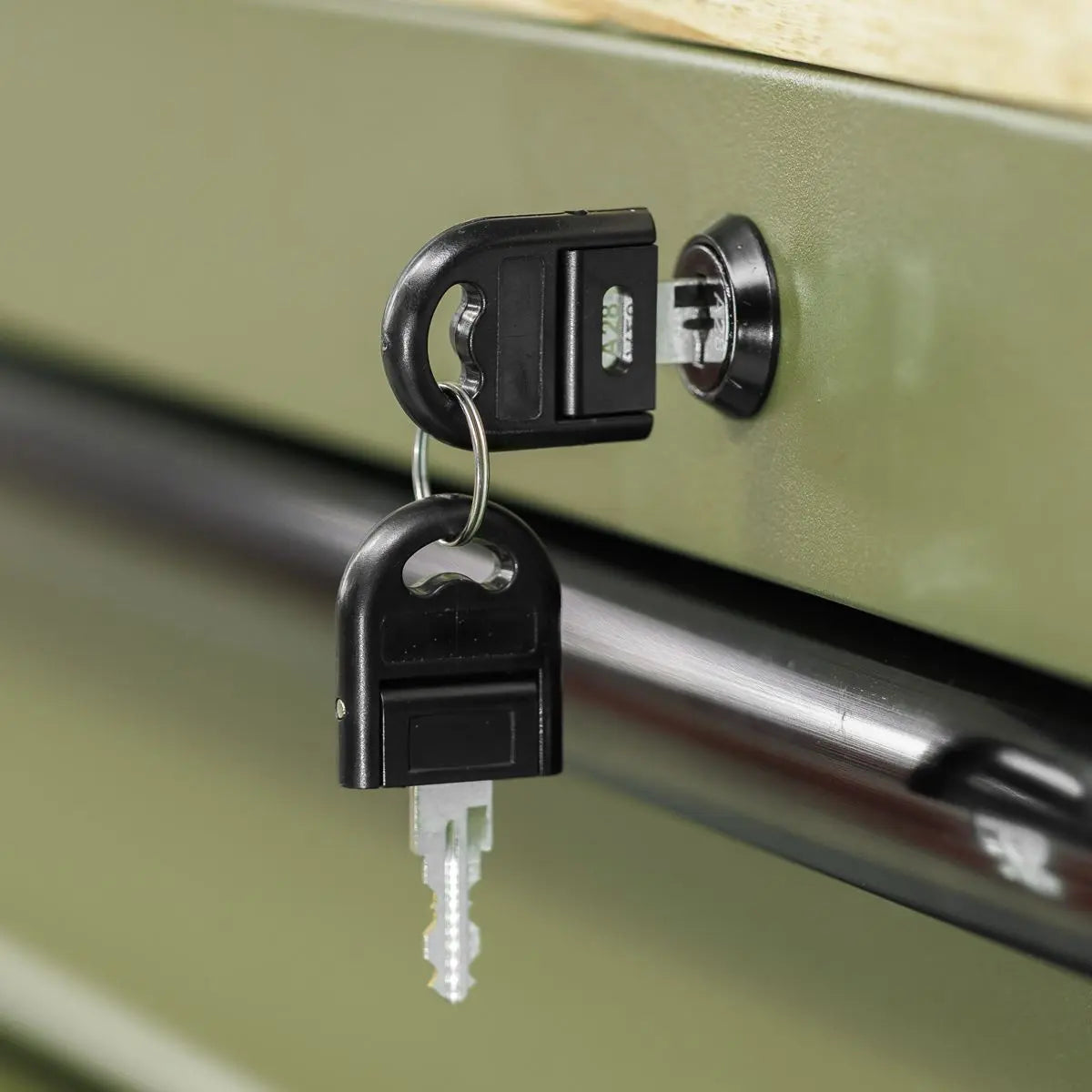 Sealey Superline PRO® Mobile Trolley with Wooden Worktop & Power Bar 10 Drawer 1320mm - White Rose Tools