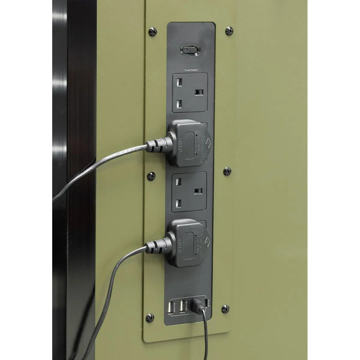 Sealey Superline PRO® Mobile Trolley with Wooden Worktop & Power Bar 10 Drawer 1320mm - White Rose Tools