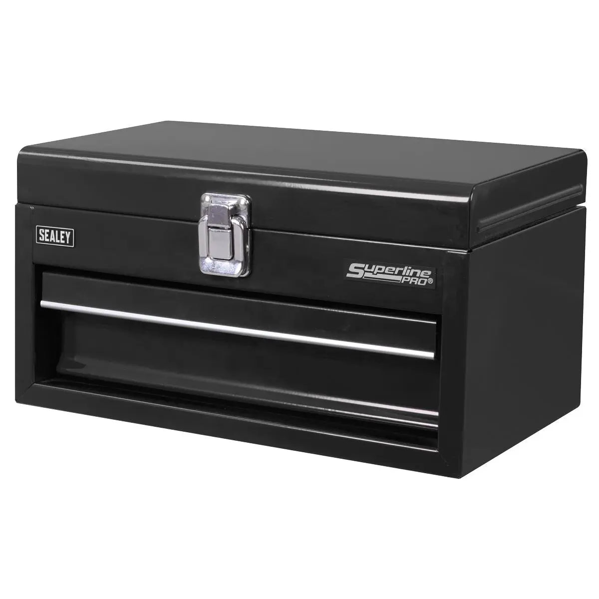 Sealey Superline Pro 1 Drawer Mini Toolbox Black  White Rose Tools