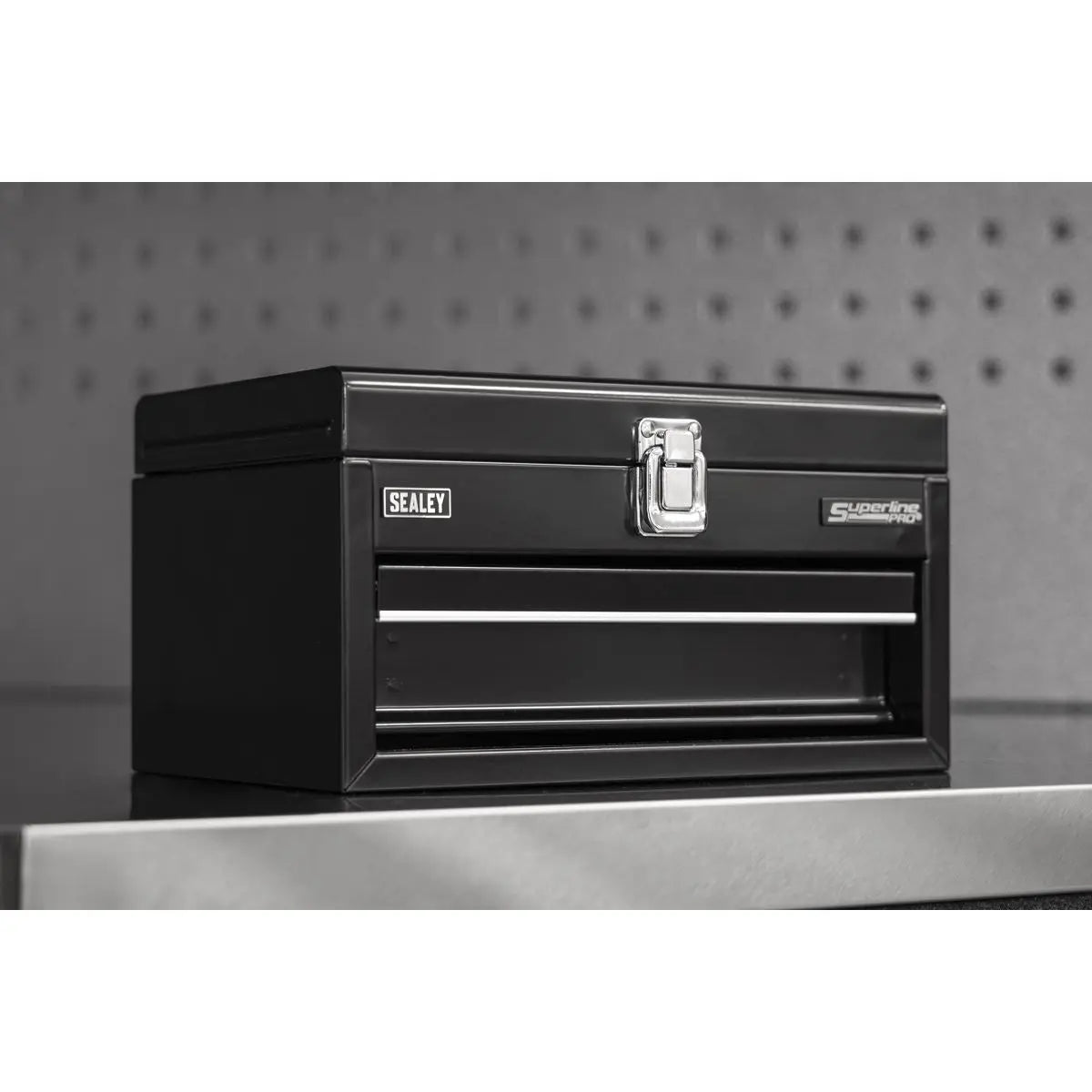 Sealey Superline Pro 1 Drawer Mini Toolbox Black  White Rose Tools