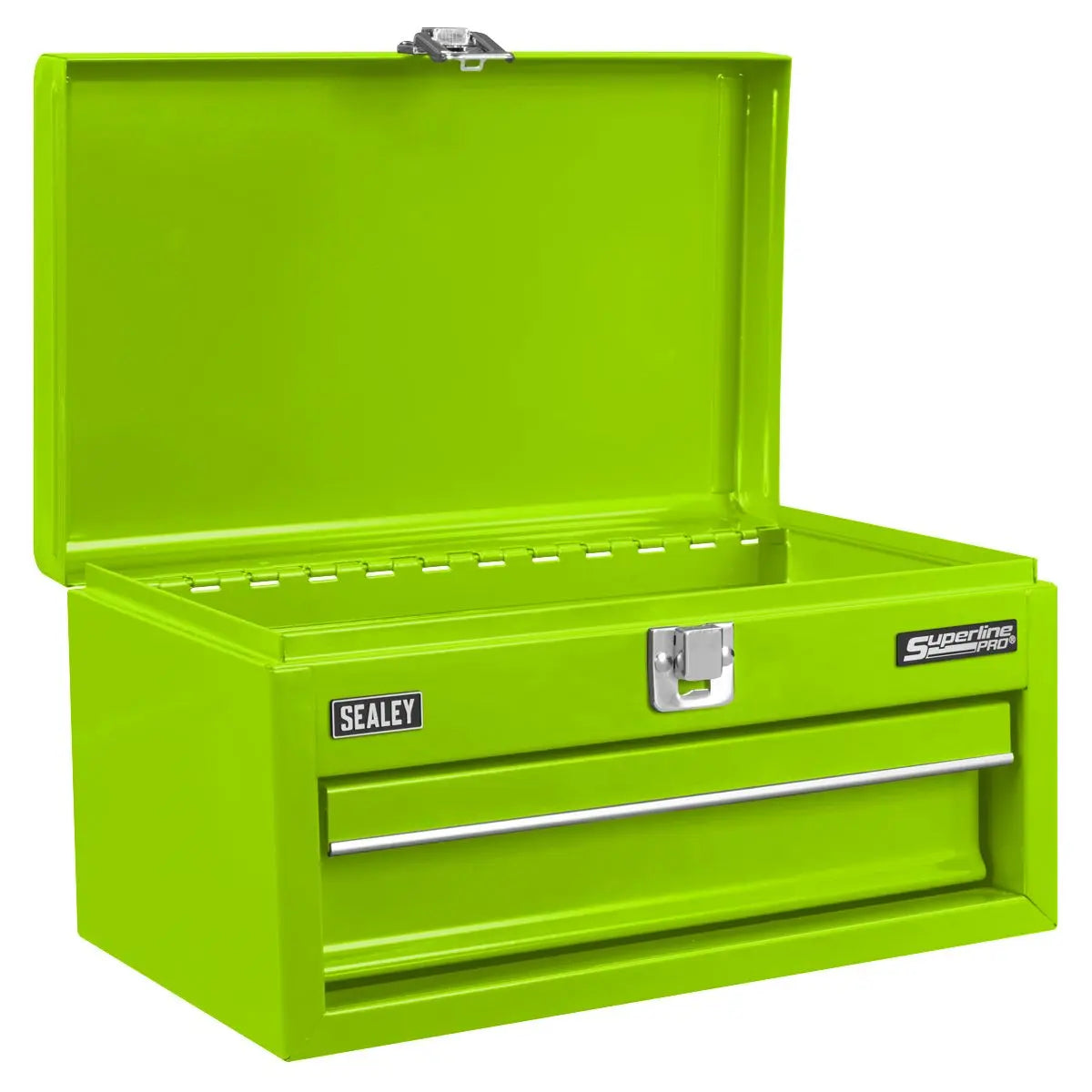 Sealey Superline Pro 1 Drawer Mini Toolbox Green  White Rose Tools