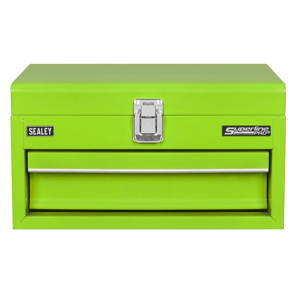 Sealey Superline Pro 1 Drawer Mini Toolbox Green  White Rose Tools