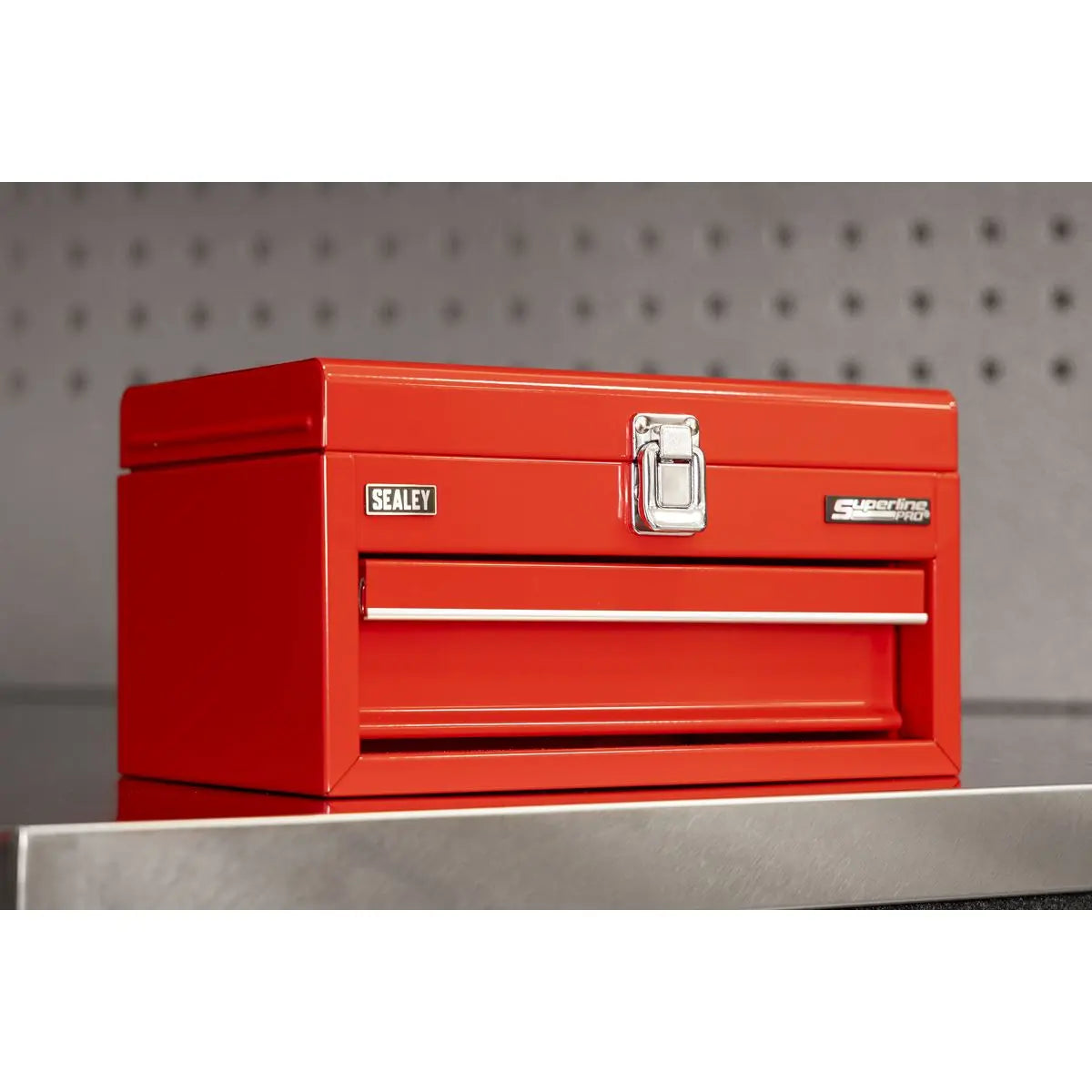 Sealey Superline Pro 1 Drawer Mini Toolbox Red  White Rose Tools