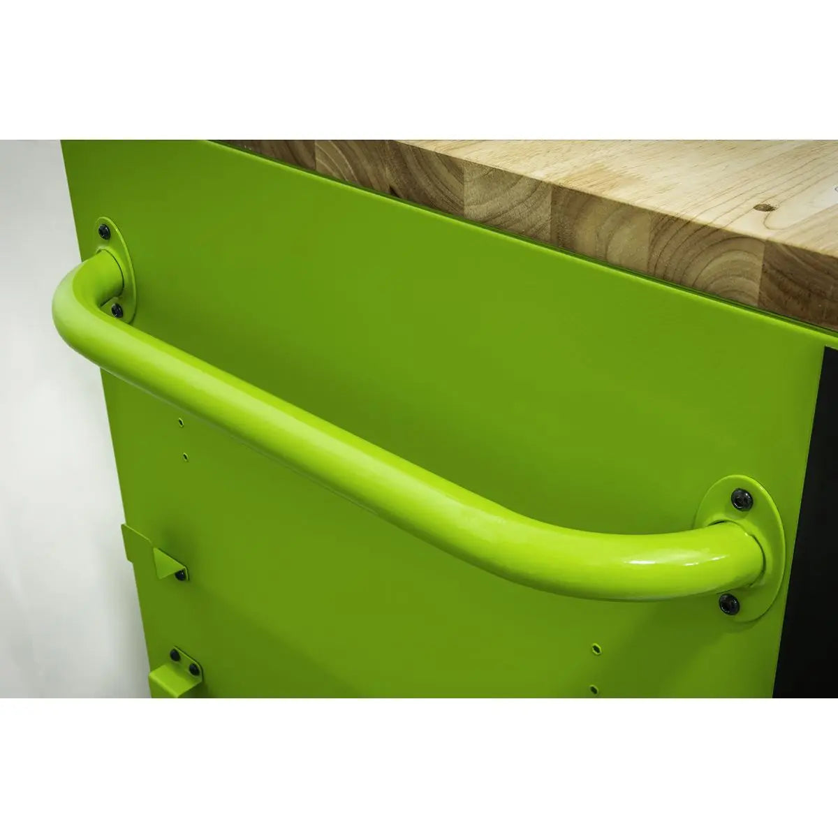 Sealey Superline Pro 15 Drawer 1549mm Mobile Trolley with Wooden Worktop and Hutch and 2 Drawer Riser 