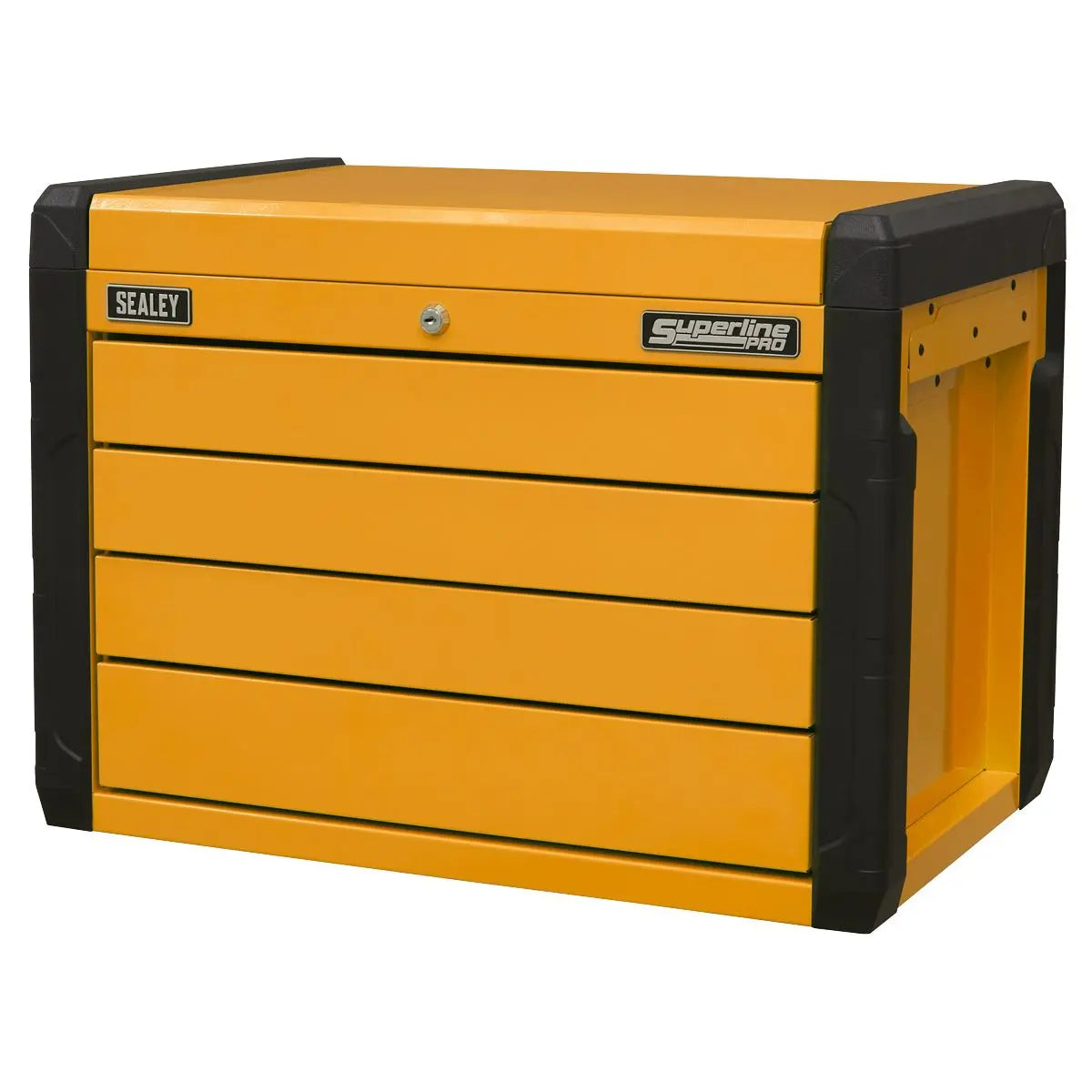 Sealey Superline Pro 4-Drawer Push-to-Open Topchest with Ball-Bearing Slides - Orange 