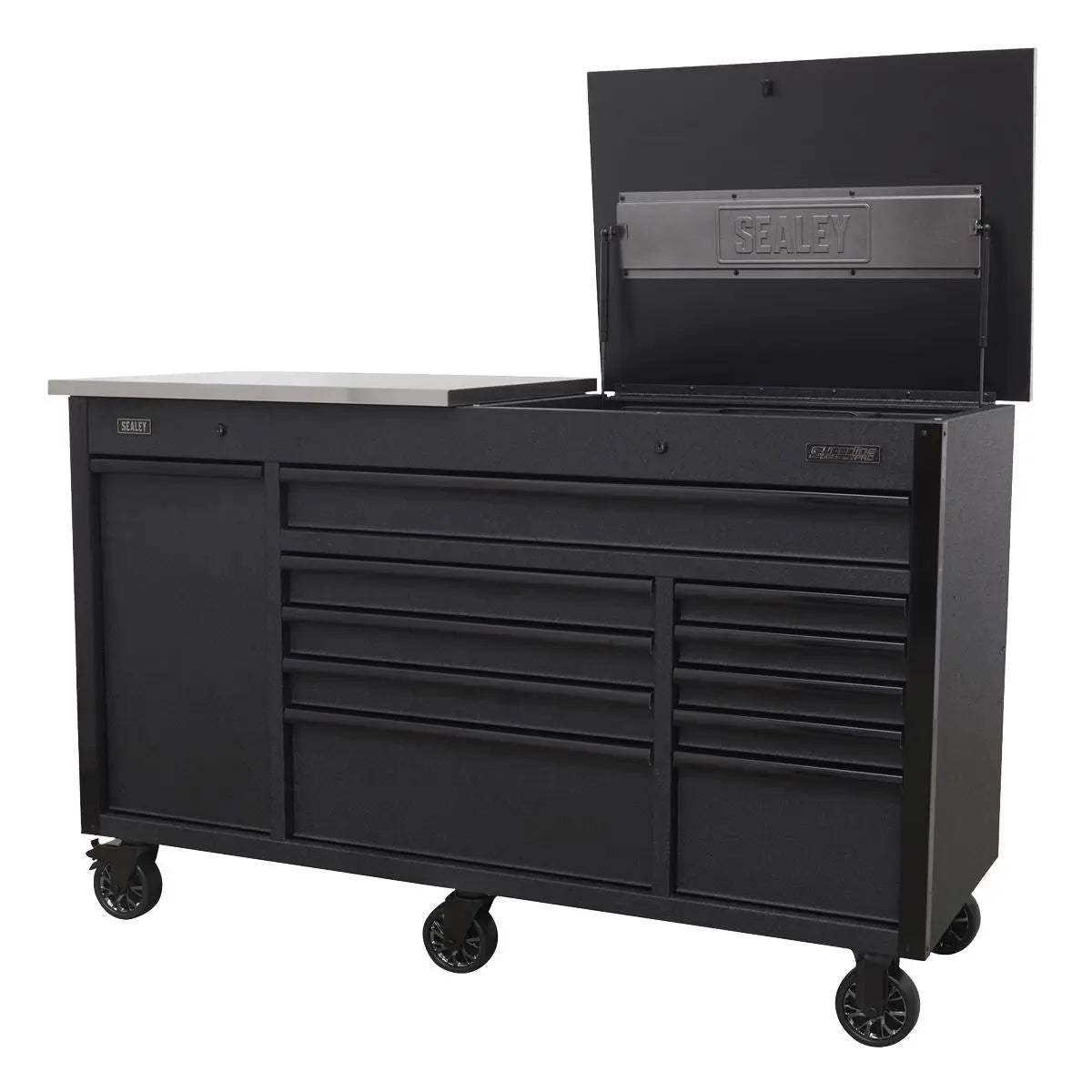 Sealey Superline Pro Mobile Tool Cabinet 1600mm with Power Tool Charging Drawer 
