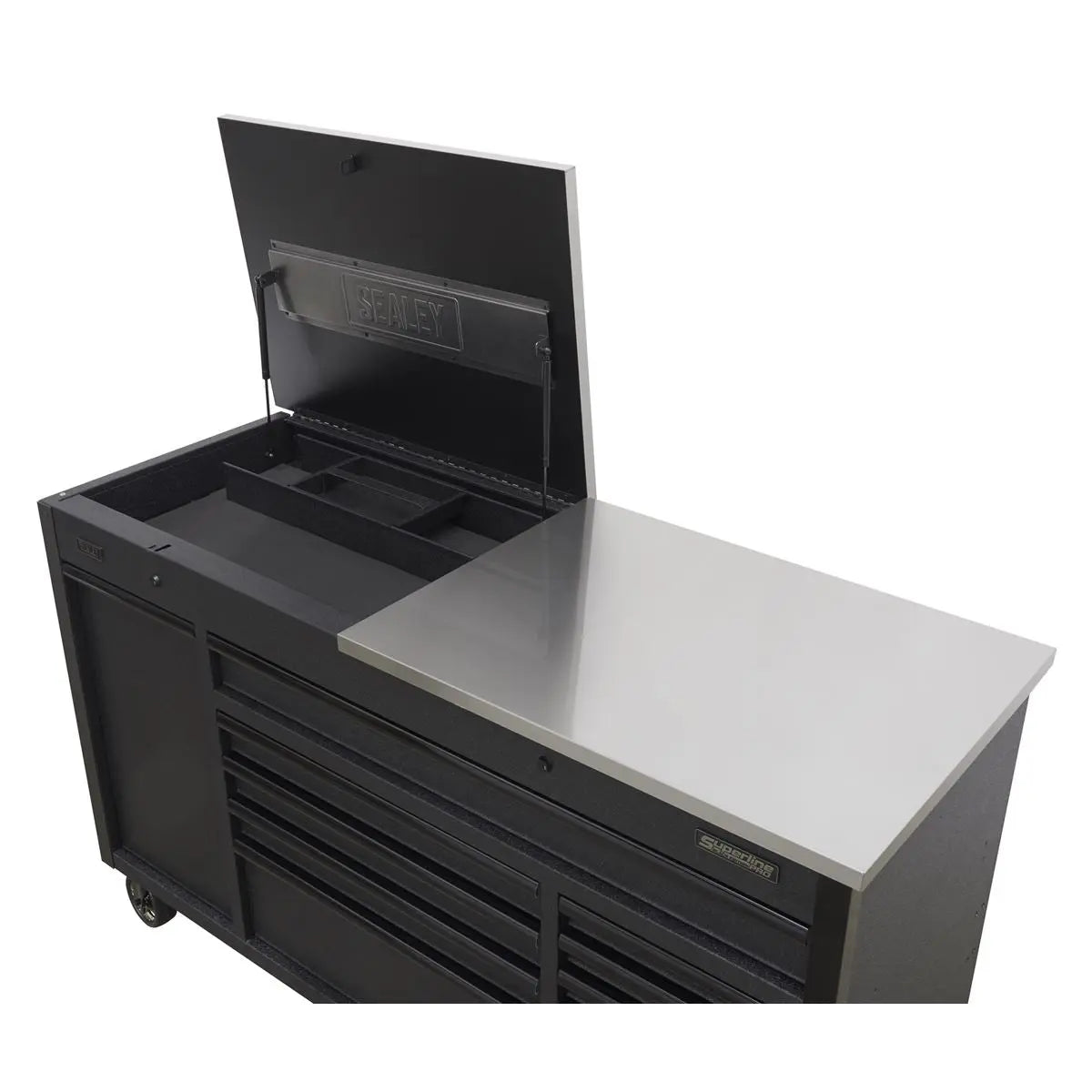Sealey Superline Pro Mobile Tool Cabinet 1600mm with Power Tool Charging Drawer 