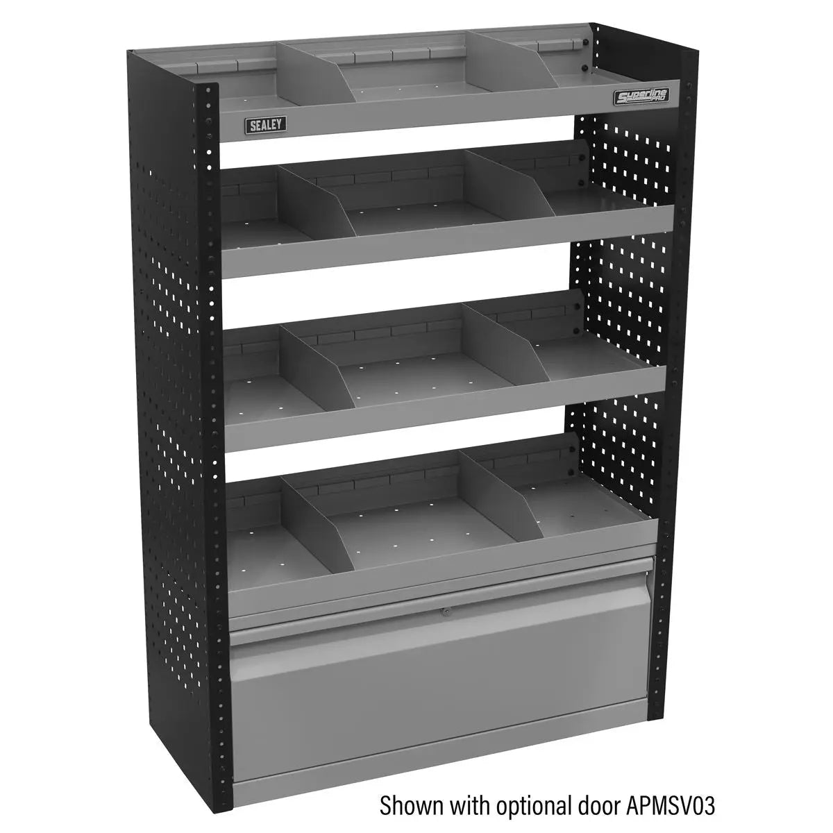 Sealey Superline Pro Modular Flat Shelf Van Storage Unit 925mm 