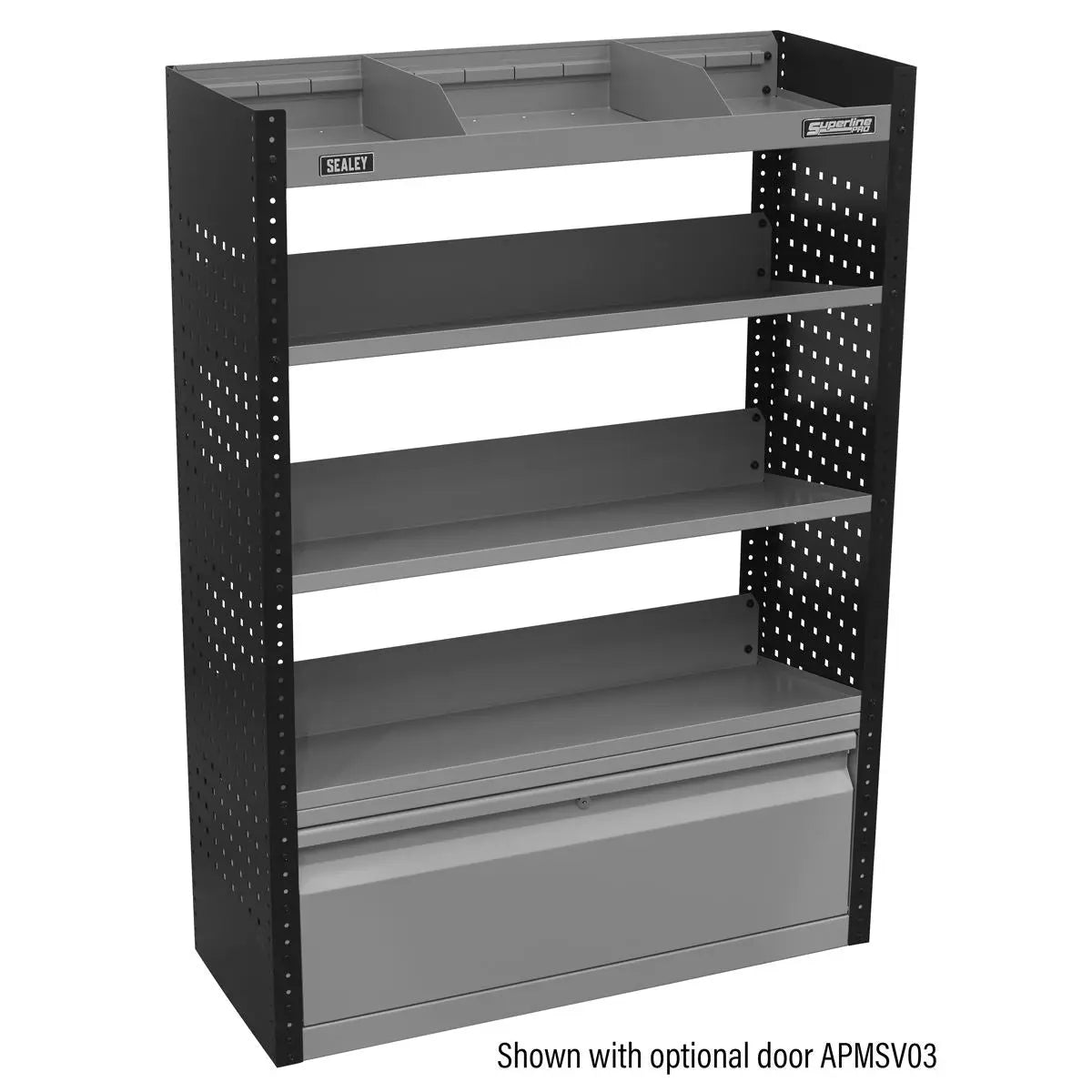 Sealey Superline Pro Modular Slanted Shelf Van Storage Unit 925mm 