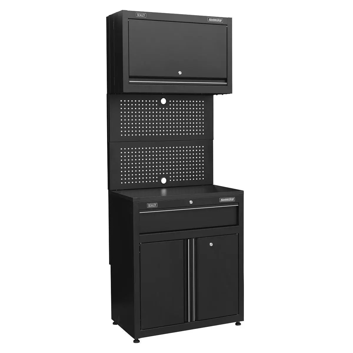Sealey Superline Pro Rapid-Fit 1 Drawer Cabinet & Wall Cupboard 