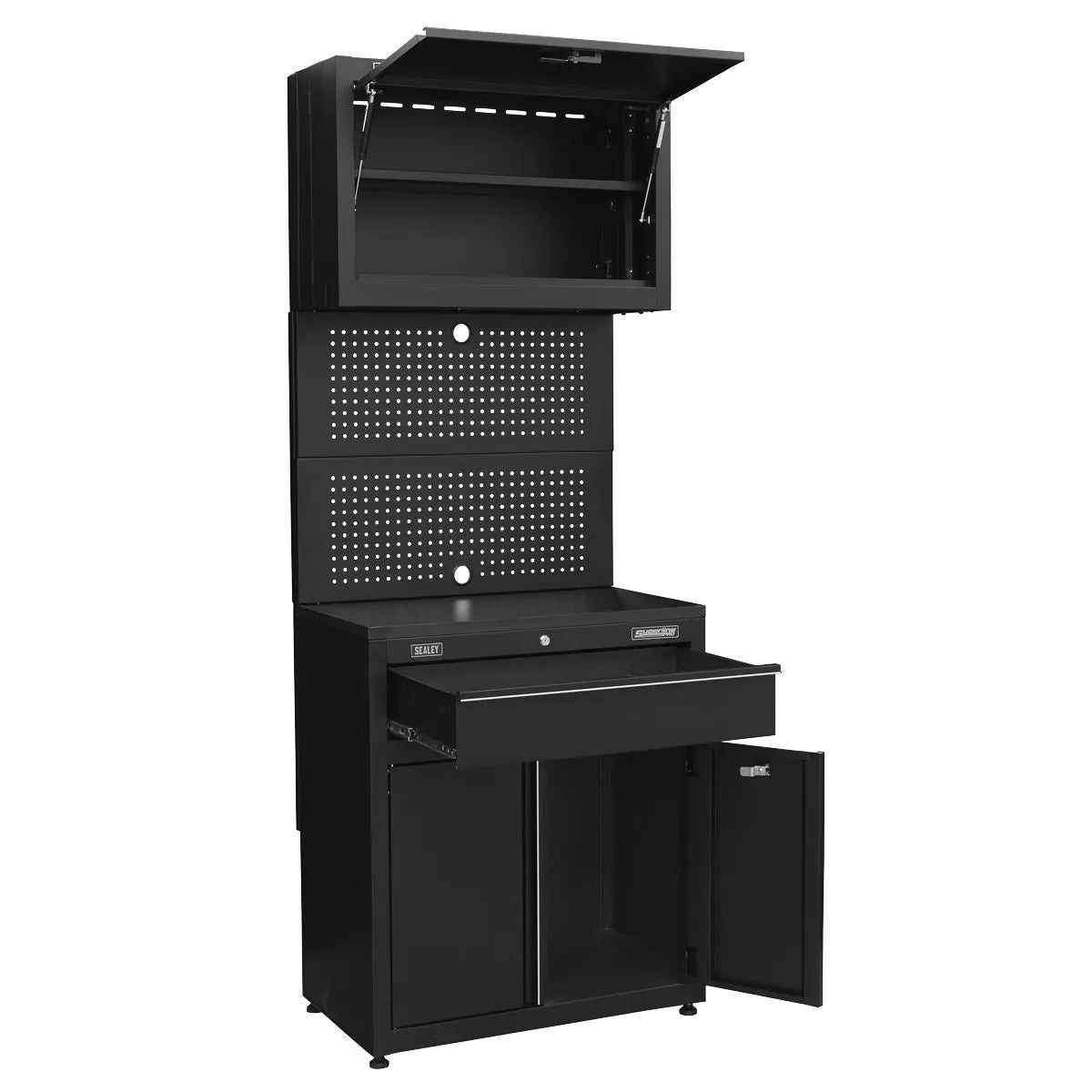Sealey Superline Pro Rapid-Fit 1 Drawer Cabinet & Wall Cupboard 