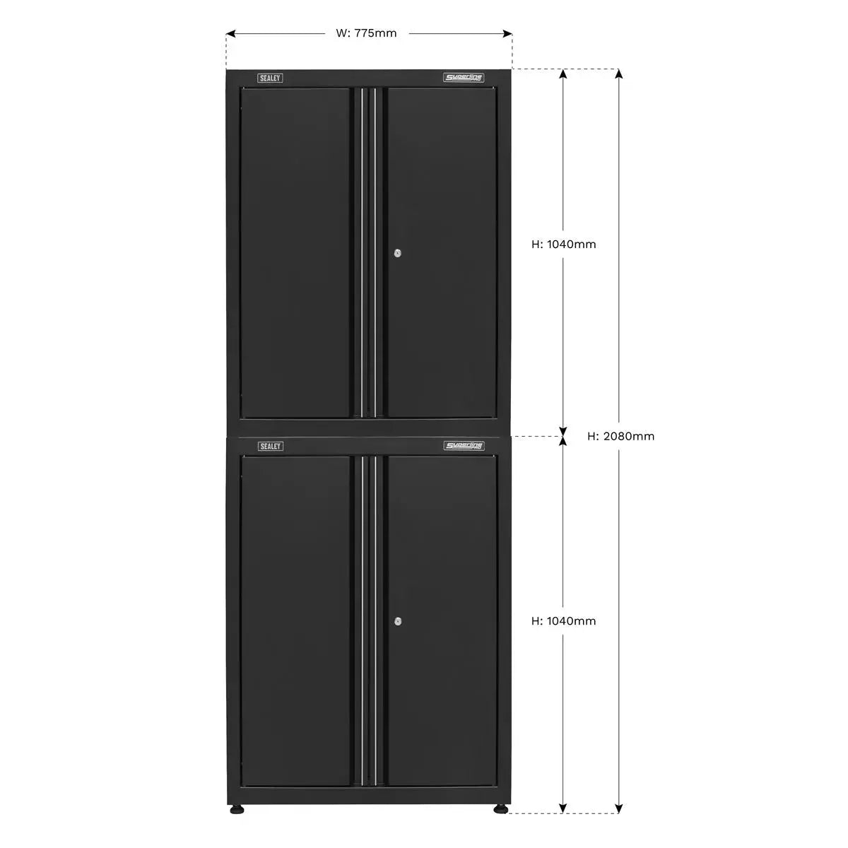 Sealey Superline Pro Rapid-Fit Dual Stacking Cabinets 
