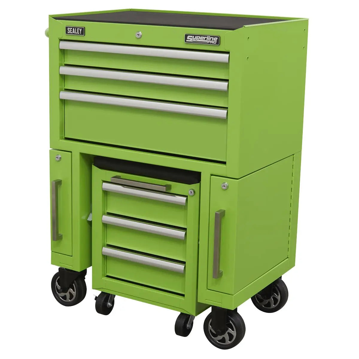 Sealey Superline Pro Rollcab 3 Drawer & Utility Seat  White Rose Tools