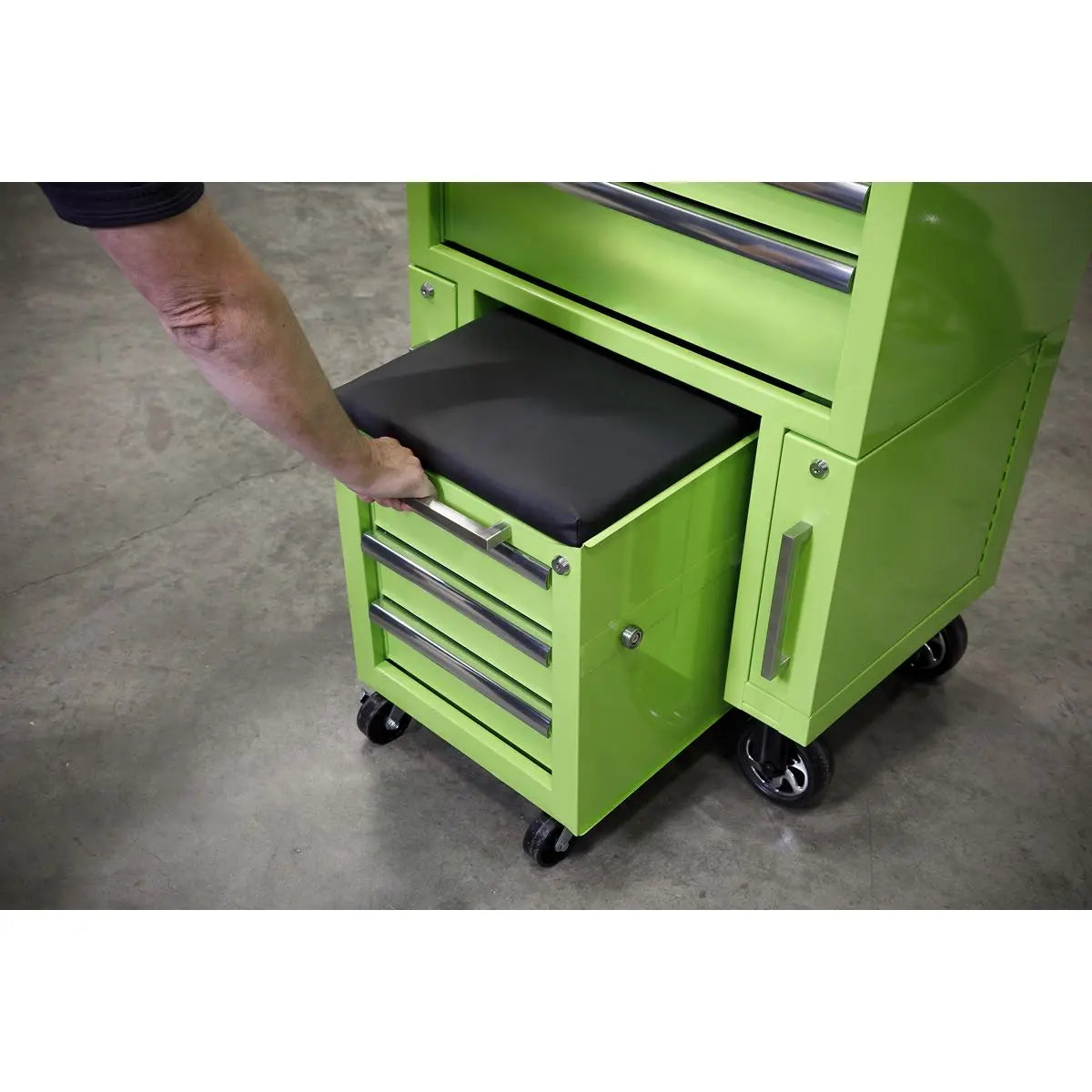 Sealey Superline Pro Rollcab 3 Drawer & Utility Seat  White Rose Tools