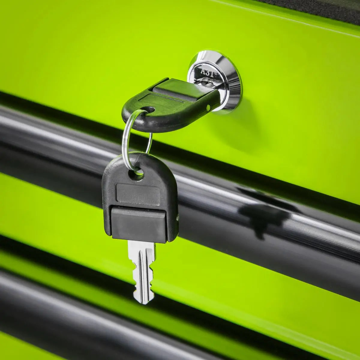 Sealey Superline Pro Rollcab 7 Drawer with Ball-Bearing Slides - Green/Black  White Rose Tools