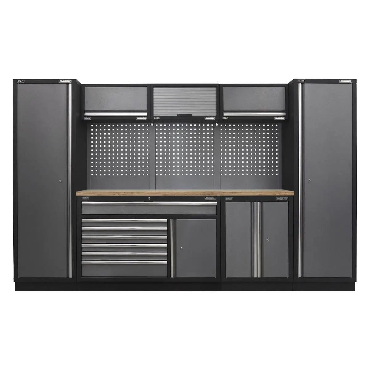 Sealey Superline Pro Superline PRO® 3.24m Storage System - Pressed Wood Worktop 
