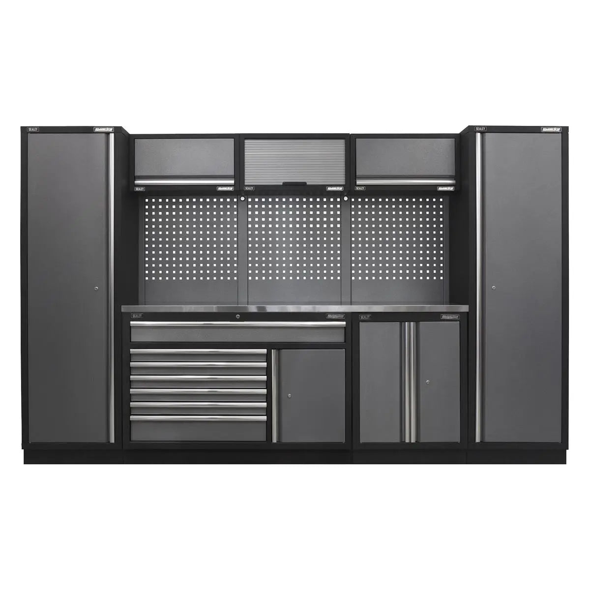 Sealey Superline Pro Superline PRO® 3.24m Storage System - Stainless Steel Worktop 