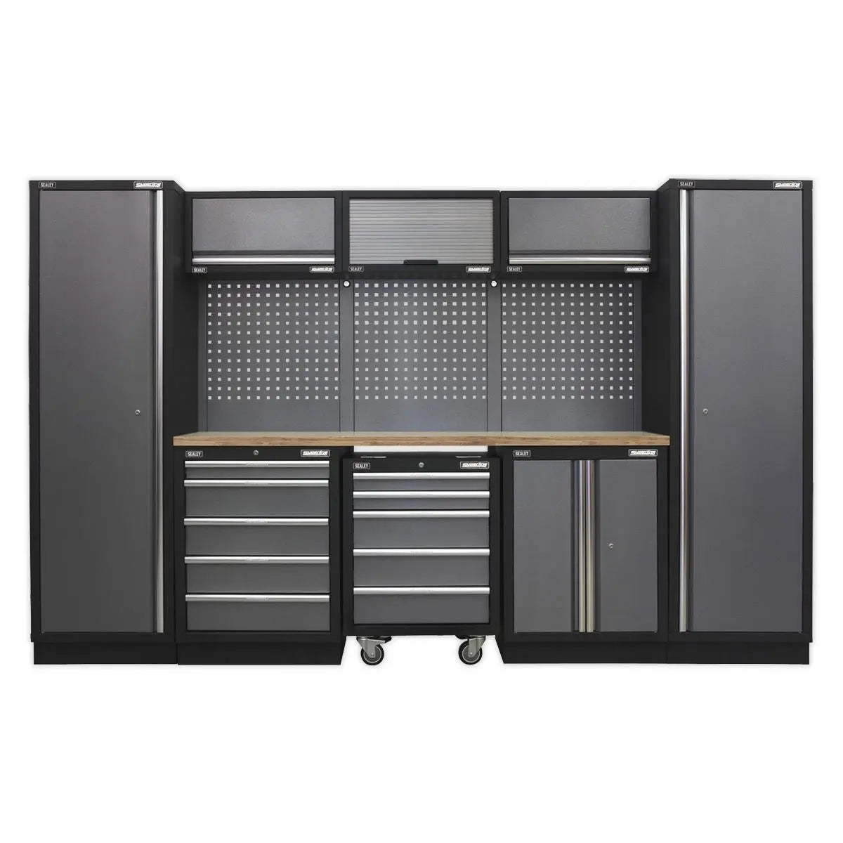 Sealey Superline Pro Superline PRO® 3.2m Storage System - Wood Worktop 