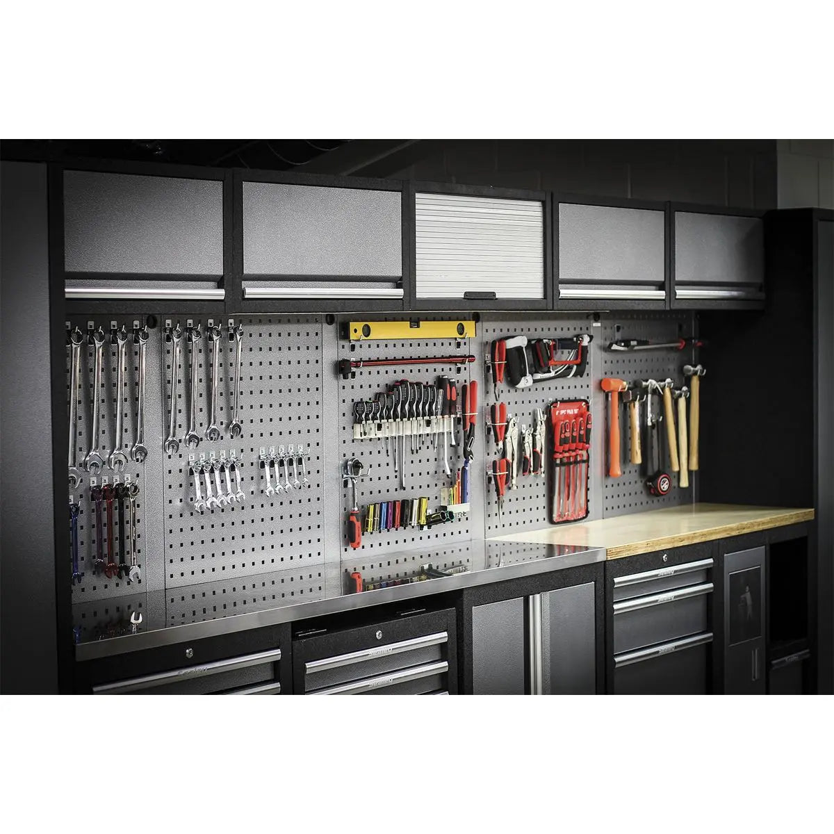 Sealey Superline Pro Superline PRO® 4.9m Storage System - Wood Worktop  White Rose Tools