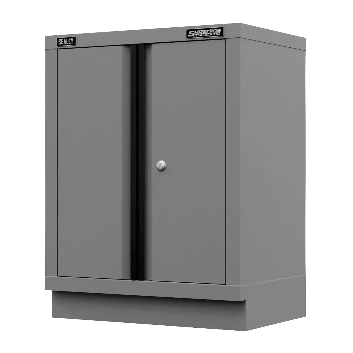Sealey Superline Pro Superline PRO® Black Edition Modular Floor Cabinet 2 Door 680mm  White Rose Tools
