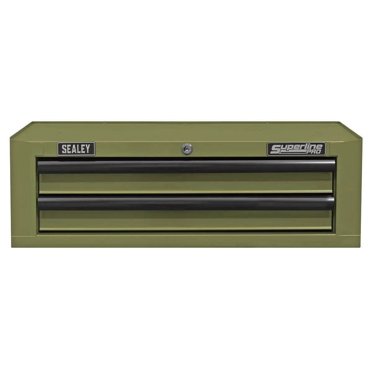 Sealey Superline Pro Superline PRO® Mid-Box Tool Chest 2 Drawer - Khaki  White Rose Tools