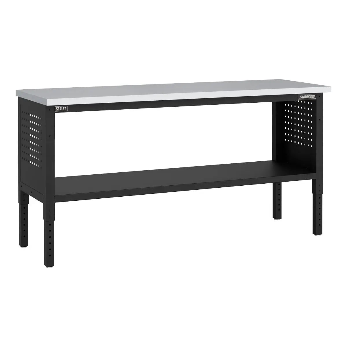 Sealey Superline Pro Superline PRO® Modular Workbench with 5 Drawers Stainless Steel Worktop 1830mm  White Rose Tools